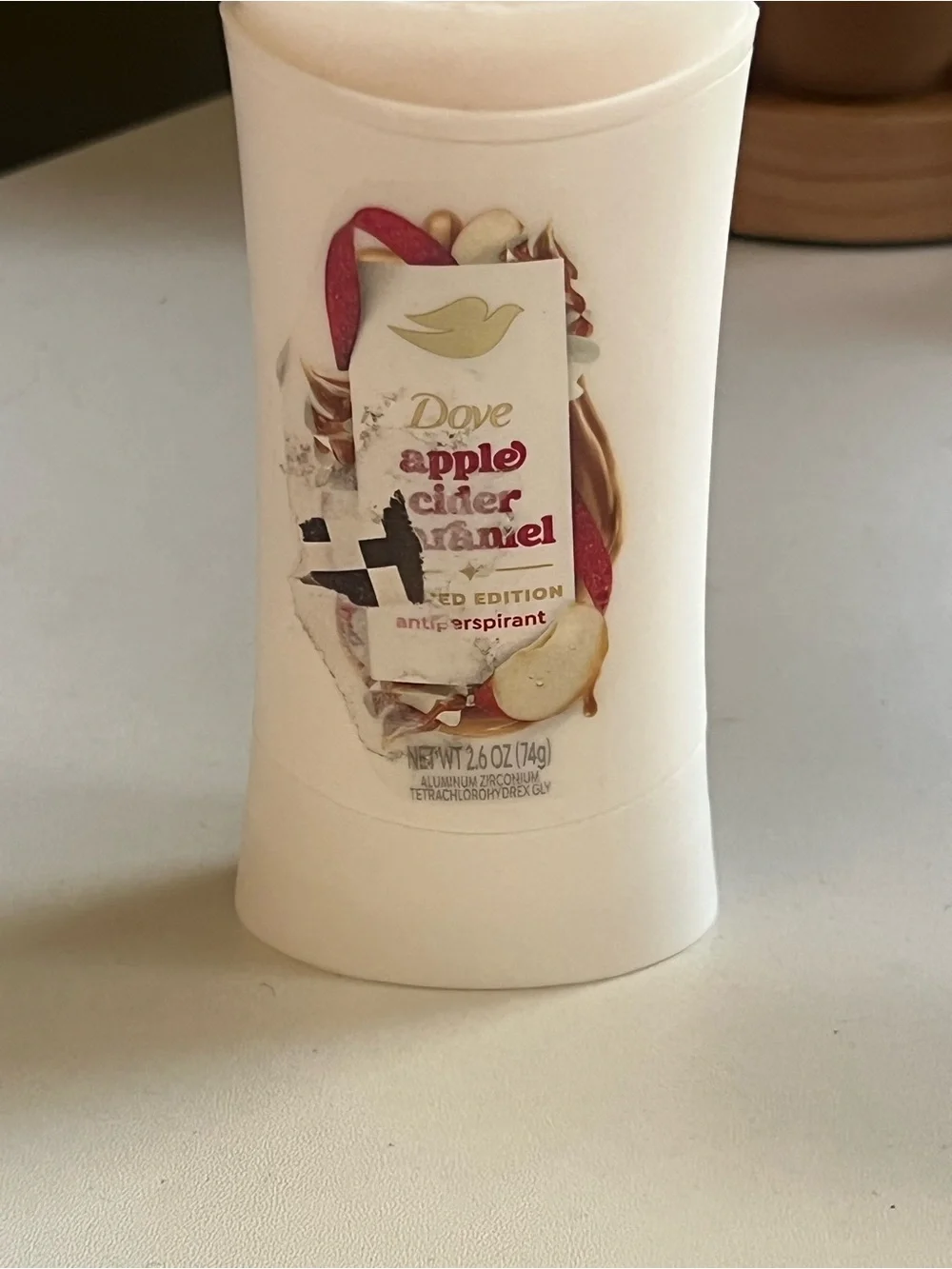 Dove Apple Cider Caramel Holiday Treats Limited Edition Antiperspirant 2.6 oz